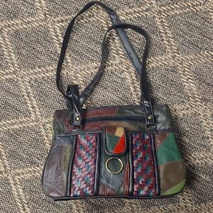 Patchwork Leather Shoulder Bag